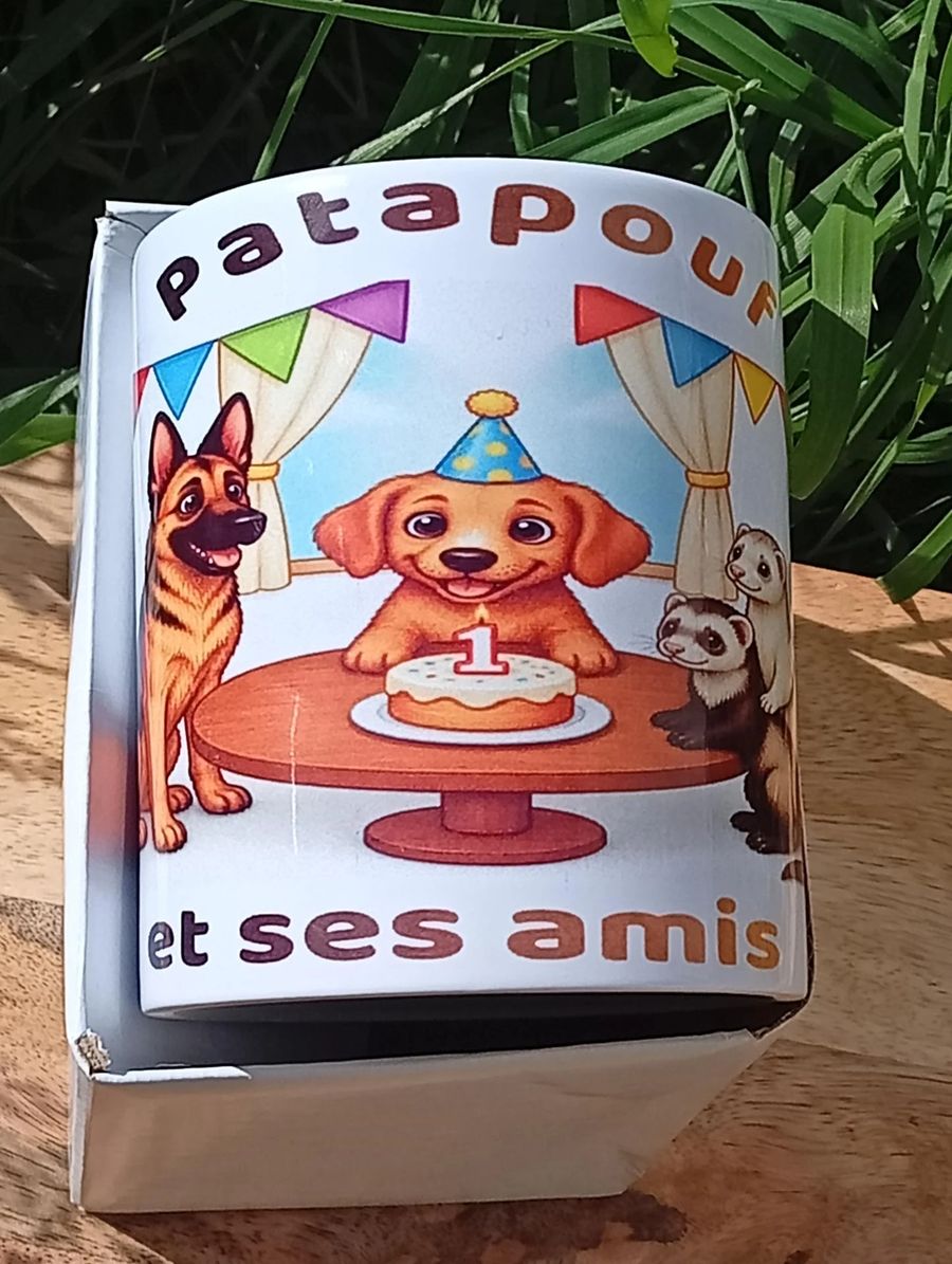 Mug Patapouf et ses amis, souvenir du 1er anniversaire