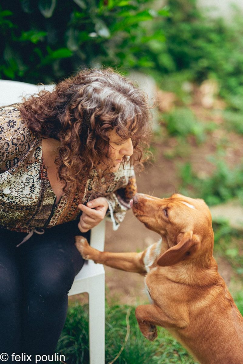 Valérie Jolivet (Jolival) avec Patapouf